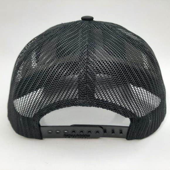 King Ranch Richardson 112 Trucker Mesh Snapback Hat Cap Black Embroider Patch TX - Picture 4 of 4